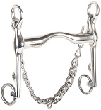 Harry's Horse dressuurstang met lage tongboog 18 mm