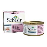 Schesir Kattenvoer Tonijn/Ham Gelei 85 gr