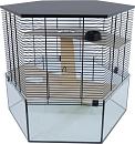 Inter-Zoo hamsterkooi Vision Hexo XL zwart