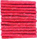 Munchy sticks 12,5 cm (10 mm) rood 100 st