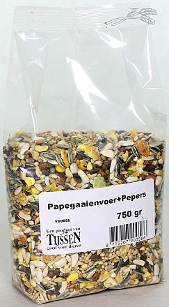 Papegaaivoer met Pepers 750 gr