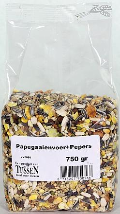 Papegaaivoer met Pepers 750 gr