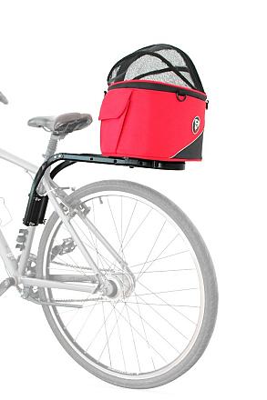 DoggyRide Draagtas Cocoon Rood/Zwart XXL