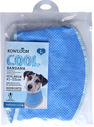 Kowloon Cool Bandana PVA Blauw