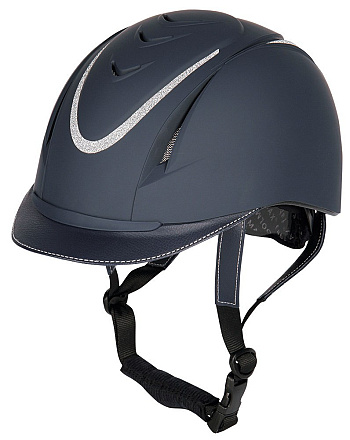 Harry's Horse rijhelm Challenge sparkle navy