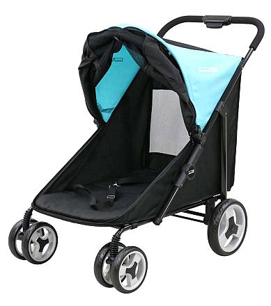 Innopet hondenbuggy Mamut met Regenhoes Ocean/Black