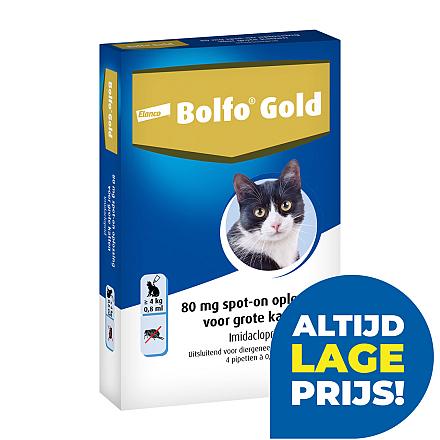 Bolfo Gold 80 kat <br>4 pipetten