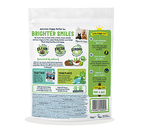 Edgard & Cooper Doggy Dental Appel en Eucalyptus Small 7 st