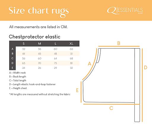 Q-essentials borstbeschermer lycra zwart