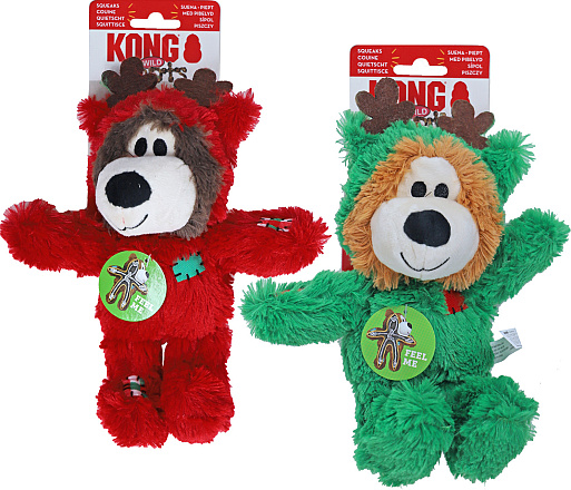 Kong Kerst Holiday Softies Pajama Bear Assorti