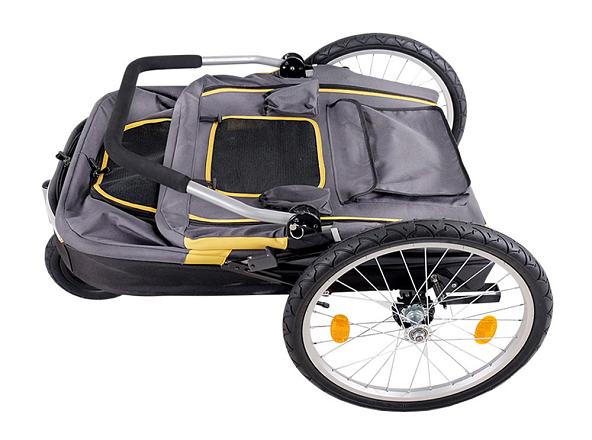 Innopet hondenbuggy Hercules Grey/Yellow