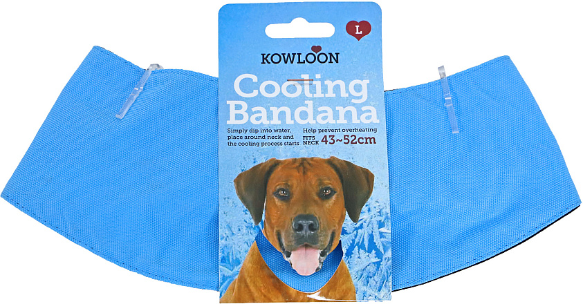 Kowloon Cool Bandana Lichtblauw